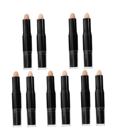 Healvian 10 Pcs Contour Stick Highlighter Stick for Face Contouring Stick for Women Concealer Stick Plastic 1 count (Pack of 1) As Shownx5pcs