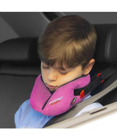 SANDINI SleepFix Kids Outlast Child Neck Pillow - Pink | Supportive Cushion for Car, Bike, Travel | Temperature Regulation | Prevents Head Tilting - Buy Online on GoSupps.com
