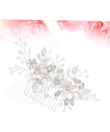 Ipetboom Wedding Hair Comb Tiara Combs Crystal Hair Comb Rhinestone Hair Comb Rhinestone Comb Bride Wedding Millet Beads Bride Comb - Buy Online on GoSupps.com