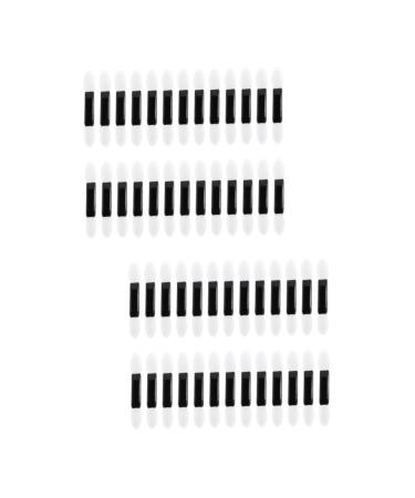 Mipcase 200 Pcs Sponges Eyeshadow Eye Shadow Double Ended Makeup Brush Cosmetology Kit Makeup Applicator Brush Sponge Makeup Set Sponge Brush Lipstick The Face Miss Makeup Tools White