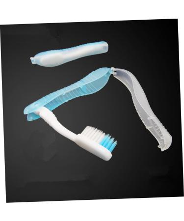SEWOART Disposable Folding Toothbrush - Blue Travel Toothbrush for Camping & On-the-Go (1 Pack) - Buy Online on GoSupps.com