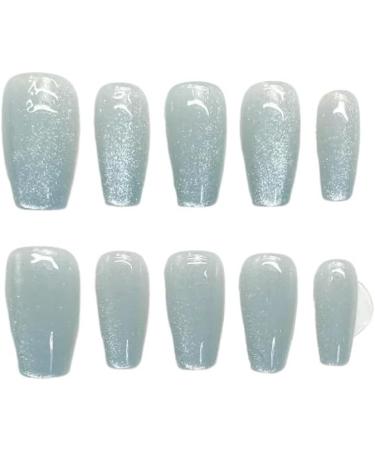 10Pcs Cat Eye Handmade Press On Nails with Gradient Design False Nails Full Cover Ballerina Wearable Artificial Nail Tips (Color : 3 Size : M) - Buy Online on GoSupps.com