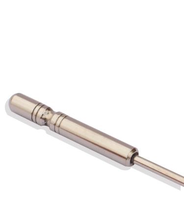 Wonder Care Tongue Cleaner Scraper with Brass Handle - Surgical Stainless Steel Sterilizable Tongue Brush Set (2 Pieces) - International Shipping Available - Buy Online on GoSupps.com