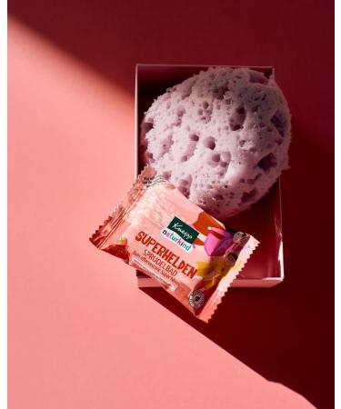 Naturkind Bubble Bath Superheroes - Strawberry Scented Almond Oil 80g (1 Piece) | Bubbles for Up to 10 Minutes - International Shipping Available - Buy Online on GoSupps.com