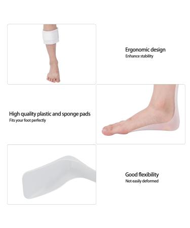 ZJchao Drop Foot Correction Support - Ultra Thin Ankle Foot Orthosis for Weak Muscles & Ankle Pronation - Stroke Rehabilitation (S-Right) | International Shipping - Buy Online on GoSupps.com