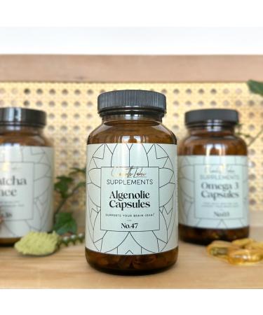 Algae oil capsules Charlotte Labee Supplements 60 capsules Vegan Omega 3 DHA & EPA 100 natural and sustainably packaged - Buy Online on GoSupps.com