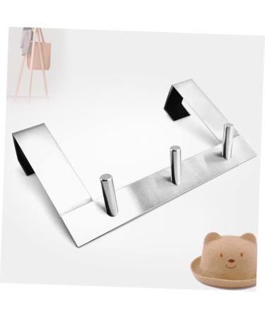 Baluue Clothes Hanger 2pcs Stainless Steel Hooks Coat Hanger Hook for Door Hook Hanger Metal Bedroom Door On The Door Coat Hooks - Buy Online on GoSupps.com