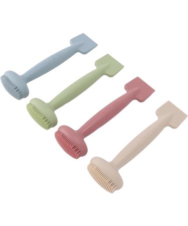 Buy Dual Ended Silicone Facial Mask Brush - Professional Eco-Friendly Beauty Tool for Mud Masks | Soft & Convenient Double Sided Applicator - Buy Online on GoSupps.com