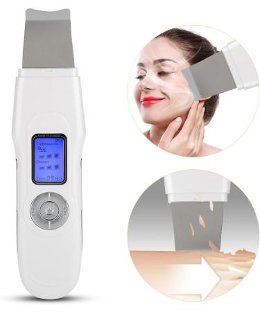 Skin Scrubber Multi-functional Ultrasound Facial Scrubber Spatula Electric Rechargable Facial Beauty Instrument for Deep Cleansing Skin Toning Nutrient Absorption - Buy Online on GoSupps.com