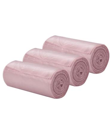 WFF Trash Bags Household Garbage Bags Point-Break Type Thickened Medium and Large Garbage Bags Suitable for Various Rooms 3 Volumes of 60 (3 Colors) (Color : Rose Gold Size : Large) Large Rose gold