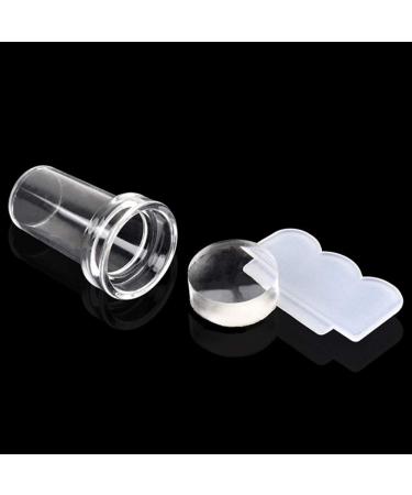 Clear Silicone Jelly Stamper & Scraper Kit - Nail Art Tools for Manicure | International Shipping Available - Buy Online on GoSupps.com