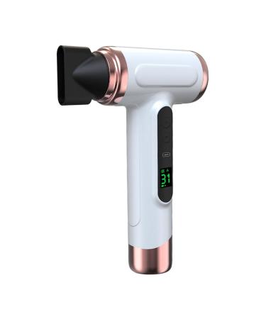 Generic Cordless Electric Blow Dryer Blow Dryer Air Blower Cordless Hair Dryer for Home Use White