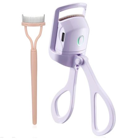Heated Eyelash Curlers - 2 Heating Modes with Comb for Natural Curling | Bright Purple Shop Internationally - Buy Online on GoSupps.com