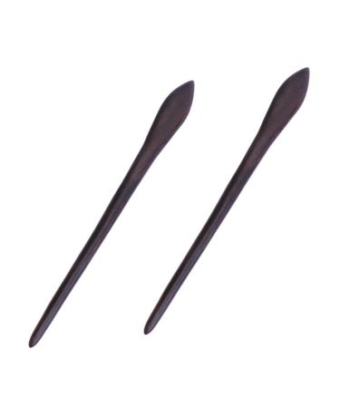Beaupretty Hand-Carved Japanese Hair Chopsticks - 2 Pack Wood Hairsticks & Hair Pins for Long Hair Women - Buy Online on GoSupps.com
