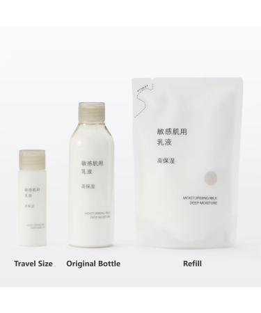 Moisturizing Milk Deep Moisture 200ml - Face Lotion for Sensitive Skin No Fragrance or Colors (Refill 180ml 6.08 Fl Oz (Pack of 1)) Refill 180ml 6.76 Fl Oz (Pack of 1) - Buy Online on GoSupps.com