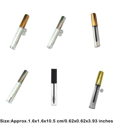  Allayu 10ml Lip Gloss Tubes Reusable Mini Handy Bottles Transparent Lightweight Syringe Transfer Pipettes for Travel Makeup Type 2 - Buy Online on GoSupps.com