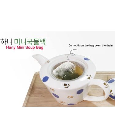 HANY 150 Disposable Mini Soup and Tea Filter Bags for Loose Tea Soup Ingredients Herbs Coffee 30pc x 5 pack (3.34 x 3in) - Buy Online on GoSupps.com