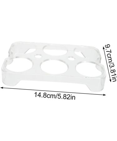 JOINPAYA 6 Eggs Tray Egg Storage Box Display Shelves Eggs Fridge Egg Drawer Tray Refrigerator Egg Case Container Box Food Assorted Color 14.8x9.7x2cm - Buy Online on GoSupps.com