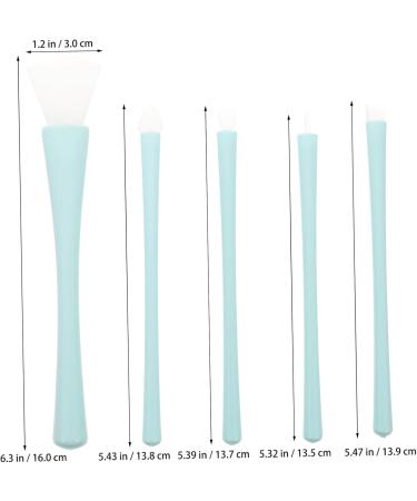 Ipetboom 2 Sets Silicone Makeup Brush Lip Skincare Brush for Mud Eye Makeup Applicator Silicone Facial Mask Brush Eyeliner Applicator Silica Gel Eyeliner Brush Lips - Buy Online on GoSupps.com