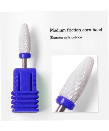 3 Pieces Ceramic Cone Nail Drill Bits - 6mm Multifunctional for Left & Right Hand - Quickly Remove Acrylic & Gel Nails | International Shipping - Buy Online on GoSupps.com