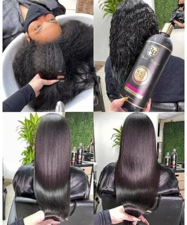 Robson Peluquero Black Love Hair Straightening RP Treatment 1.5L | Brazilian Keratin | Smoothing System for 100% Straight Hair - Buy Online on GoSupps.com