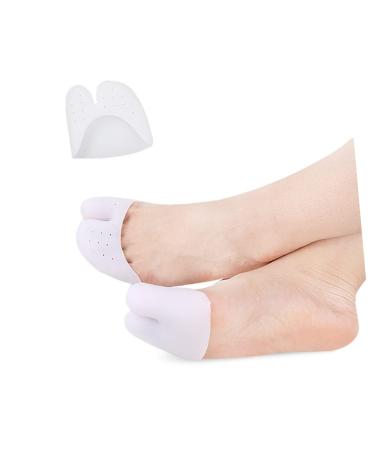 2 Pairs Gel Big Toe Caps - Soft Protective Toe Covers for Shoe Comfort and Pointe Cushion Support - Buy Online on GoSupps.com