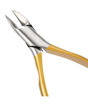 Premium Gold Nail Tongs & Corner Pliers - Foot Care Nail Clipper for Fingernails & Toes - Buy Online on GoSupps.com