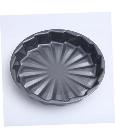 Zerodeko 1pc Carbon Steel Baking Pan Cake Mold Metal Id Tags Cake Baking Pan Flat Black Cake Pan Carbon Steel Cake Pan Household Baking Pan Bakeware Pan Nonstick Baking Mold Round Windmill - Buy Online on GoSupps.com