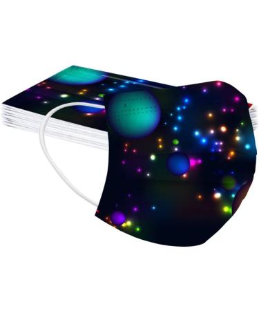 50 Pack Disposable 3-Layer Non-Woven Fabric Face Masks - Butterfly Motif Breathable Neck Gaiter Bandana for Adults | Amyglin - Buy Online on GoSupps.com