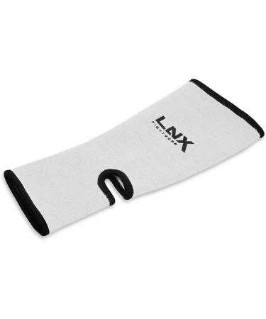 LNX Ankle Bandages - Pro Fight Foot Protection for Muay Thai Kickboxing & MMA - Sizes S M L XL - White - Buy Online on GoSupps.com
