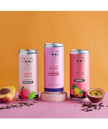 KAYTEA Pineapple Passionfruit and Hibiscus Ice Tea (1 x 330 mL) - Hibiscus Infusion - Pineapple and Passionfruit Flavours - Organic Certified & Natural Ingredients 1 x 330mL Pineapple Passionfruit - Buy Online on GoSupps.com