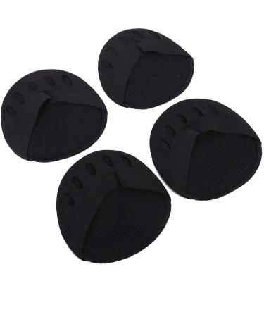 Forefoot Metatarsal Pads - 2 Pairs | Soft Elastic Heel Insoles for High Heel Shoes | Antistress Foot Patch - Black - Buy Online on GoSupps.com
