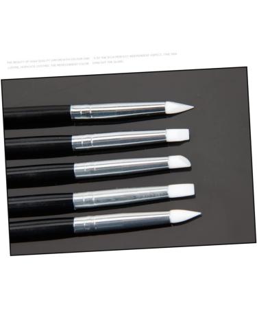 FRCOLOR Nail Shaping Pen nail art dotting nail art painting nail polish carving nail sculpture carving brush rubber tip nail nail art acrylic nail drawing Clay Pottery Clay Sculpting Tools - Buy Online on GoSupps.com