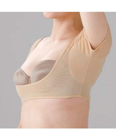 Buy Heallily Sweat Watch Underwear Vest | Women's Armpit Sweat Absorb Pads for Sports & Jogging - Skin Color Size M (29x29cm) - Buy Online on GoSupps.com