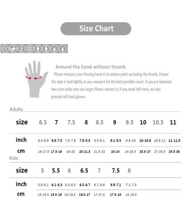 Anti-Skid Leather Fencing Gloves for Sabre - Child and Adult Sizes Available - Buy Online on GoSupps.com