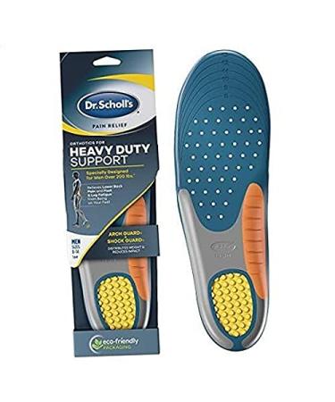 Dr. Scholl's Pain Relief Orthotics Insoles for Heavy Duty Support for Men  1 Pair  Size 8-14