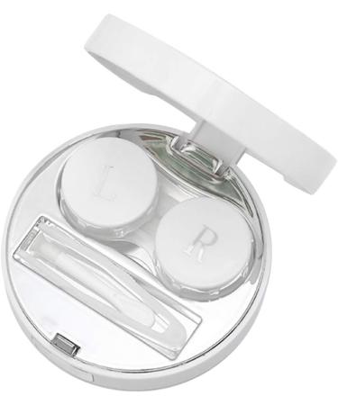 Exceart Marble Travel Container Kit for Contact Lenses Includes Case Tweezers Solution Bottle & Mirror Perfect for Women & Girls - Buy Online on GoSupps.com