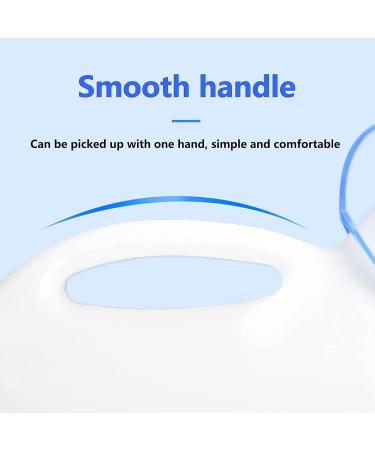 Unisex Potty Urinal for Car Portable Urinal for Men and Women Bedpans Pee Bottle with A Lid and Funnel Travel Urinal Kit for Home Camping Outdoor (White) Happy - Buy Online on GoSupps.com