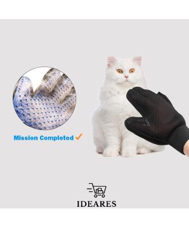 IDEARES Pet Grooming Glove with 259 Pins - 2 Pack - For Dogs, Cats, Rabbits & Horses - Long/Short/Curly Hair - Grooming Mitt for Pets - Buy Online on GoSupps.com