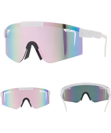 SAUYIXH Polarized Sports Sunglasses | UV400 Protection | Cycling & Outdoor Activities Sunglasses | Unisex Sports Goggles - Buy Online on GoSupps.com