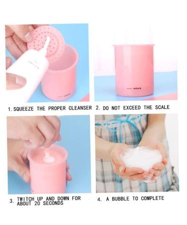 Buy Pink Face Wash Foamer & Cleanser - Travel-Friendly Makeup Bubble Maker for Rich Foam | International Shipping Available - Buy Online on GoSupps.com