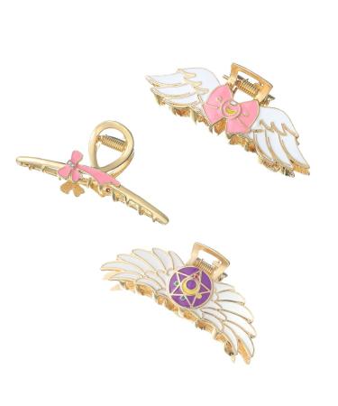 Eddie Munson Anime Hair Claw Clips Set - Cute Butterfly Metal Hair Accessories (3 pcs) - Cartoon Gifts for Fans Girls & Women - Buy Online on GoSupps.com