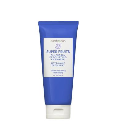 Super Fruits Blueberry Exfoliating Cleanser Earth To Skin (5.0 Fl Oz)
