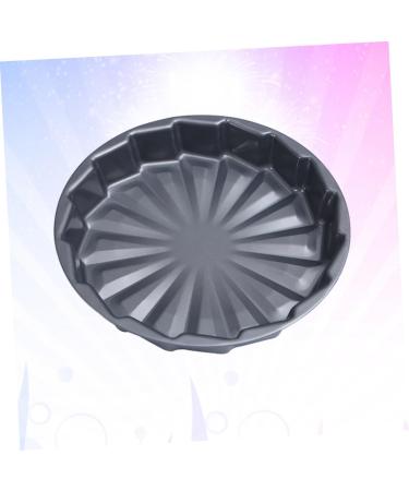 Zerodeko 1pc Carbon Steel Baking Pan Cake Mold Metal Id Tags Cake Baking Pan Flat Black Cake Pan Carbon Steel Cake Pan Household Baking Pan Bakeware Pan Nonstick Baking Mold Round Windmill - Buy Online on GoSupps.com