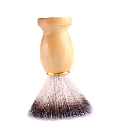 Doitool 1stk Razing brush with wooden handle roof hair brush vintage shaving brush Tools. Portable shaving brush Accessories for personal care round shave set beard man synthetic fiber
