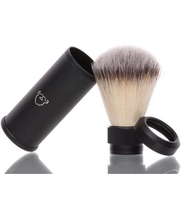 Blackbeard's Travel Shaving Brush - 21mm Synthetic Knot Lightweight 40g Perfect for Shaving Soap & Cream - Buy Online on GoSupps.com