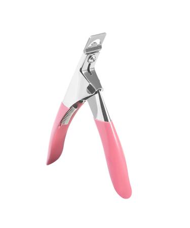 Nail Clippers for Acrylic Nails Rustproof Acrylic Nail Cutter and Gel Nails U-Shaped False Nail Tip Cutter Portable False Nail Extension Clippers for Beginners Enthusiasts Nail-technicians
