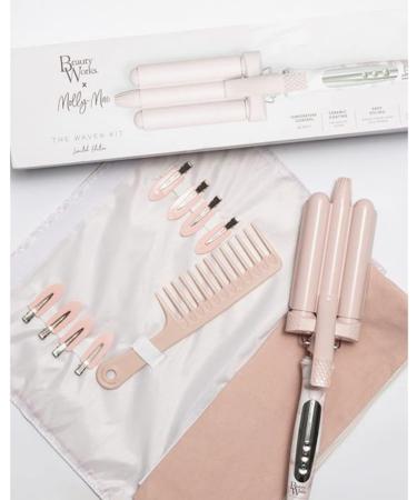 Beauty Works X Molly-Mae Waver Kit Limited Edition Triple Barrel Beach Mermaid Waves - Buy Online on GoSupps.com