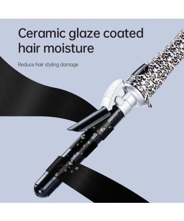 Dual-Purpose Electric Curling Stick - 1 Inch | Straight & Curly Hair Tool for Home Office & Travel - Available in Leopard Print & More - Buy Online on GoSupps.com