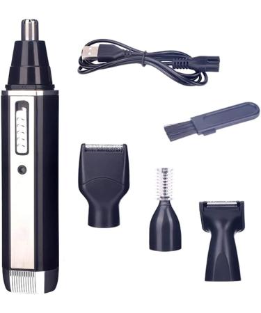 Retoo 4-in-1 Nose Hair Trimmer & Ear Hair Cutter - Precision Trimmer for Noses Ears & Eyebrows - Black | International Shipping - Buy Online on GoSupps.com
